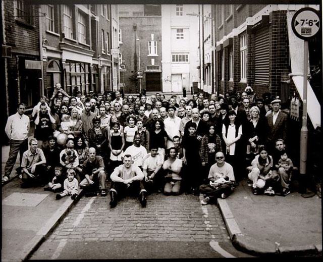 Great Day In Hoxton - The Chaser Family -1998  Photography:  Peter Williams