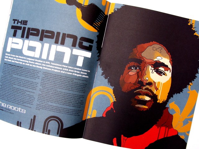 CLASSIC! Mitchy Bwoy's @uestlove spread & illustration