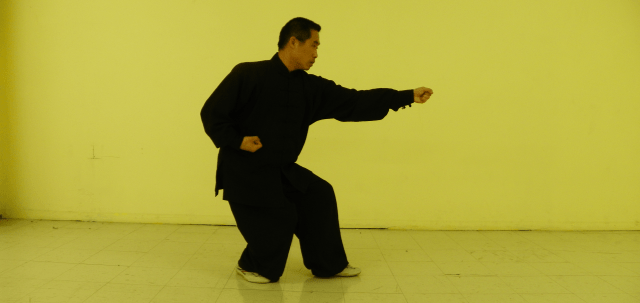  Xing Yi master Yang Hai  demonstrates Beng Quan