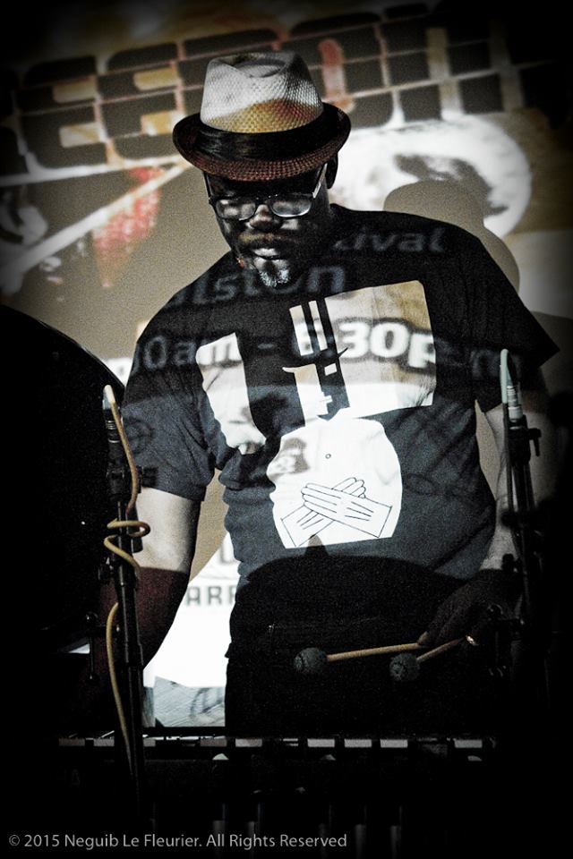 Black Top's Orphy Robinson + Projections  Pic: Nadjib Lefeurier